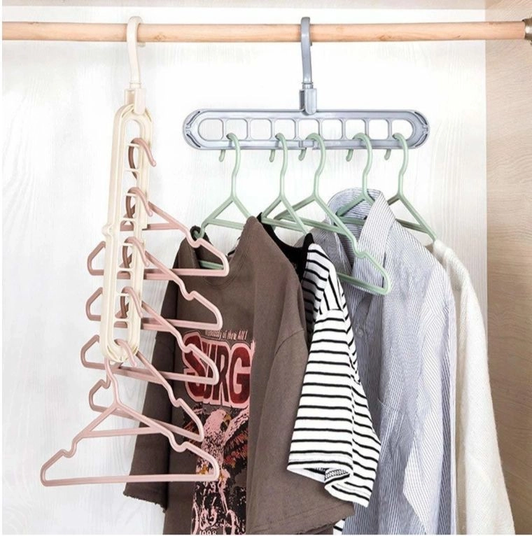 Multicolor Plastic Magic Cloth Hanger 2