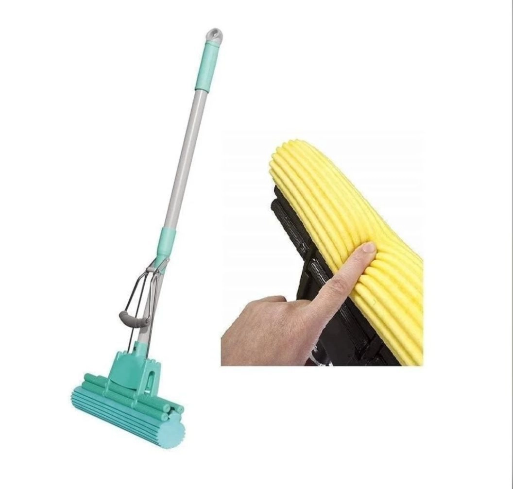 Scotch-Brite Butterfly Plastic Mop and Refill Combo Sponge Mop 3