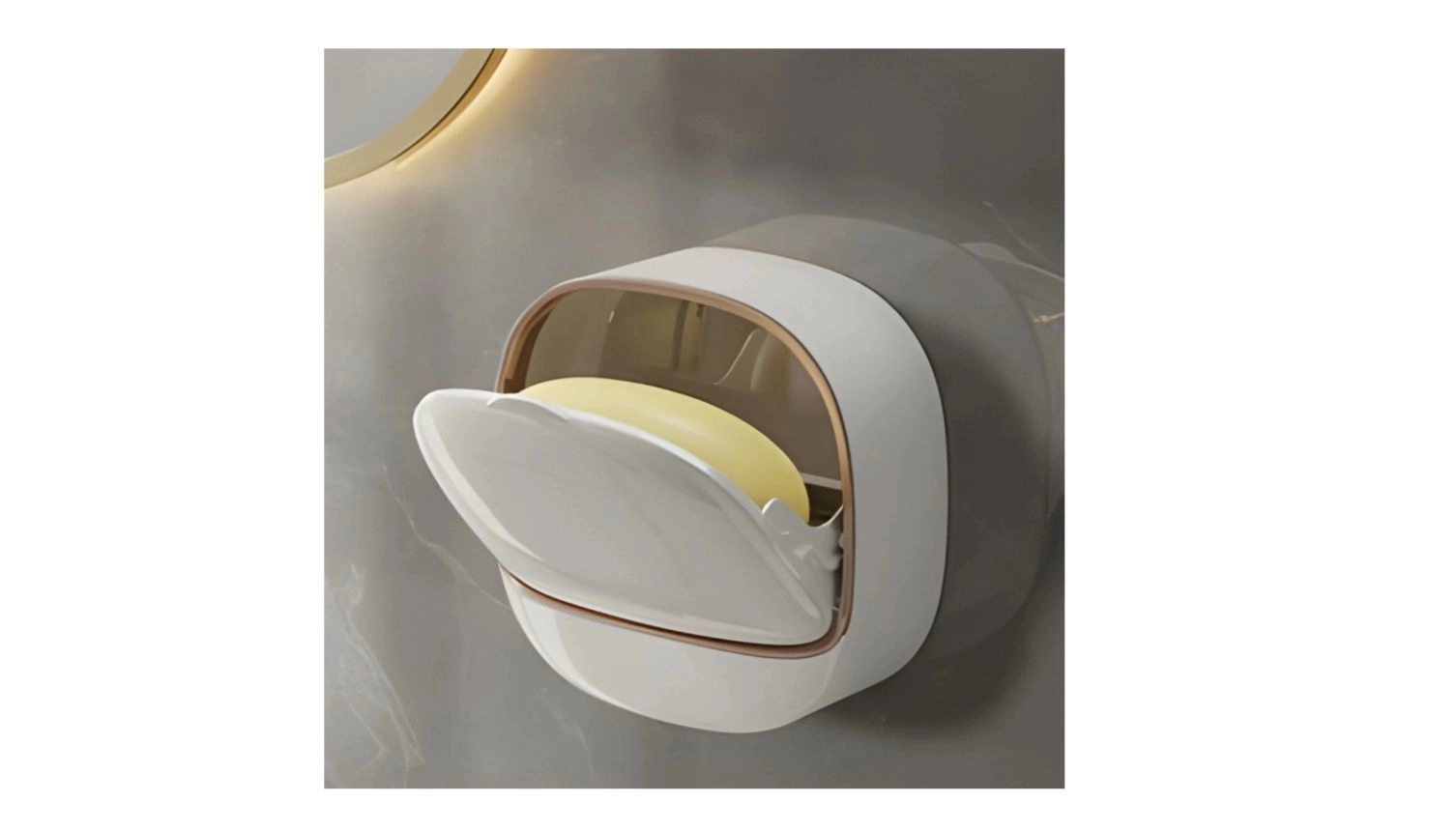 Wall Mounted Soap Dish Holder Box 1