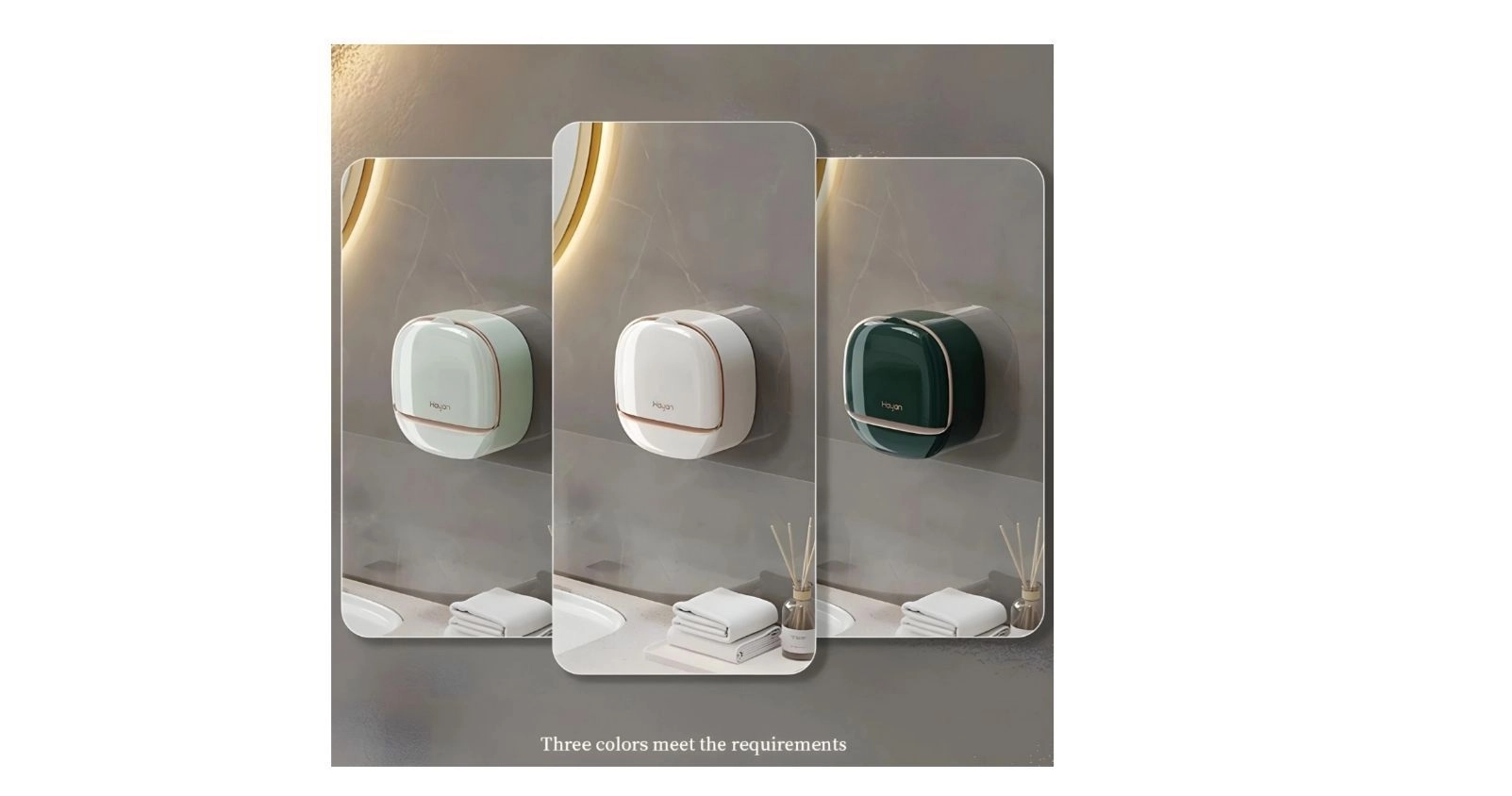 Wall Mounted Soap Dish Holder Box 4