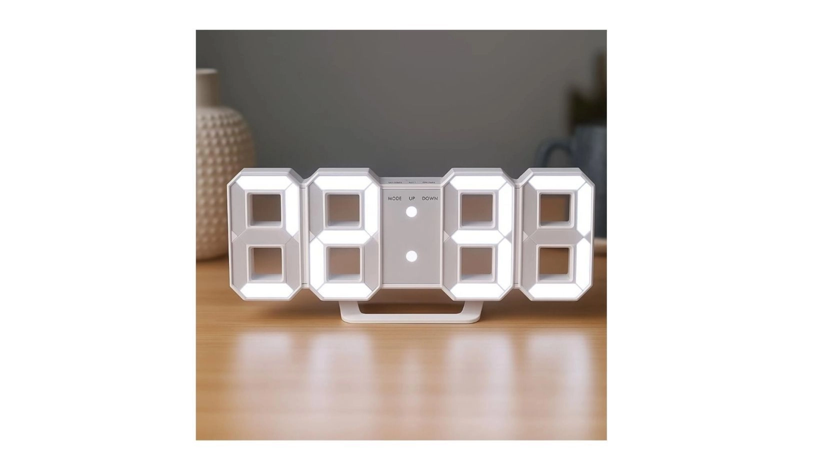 Acryil LED Table Clock 1