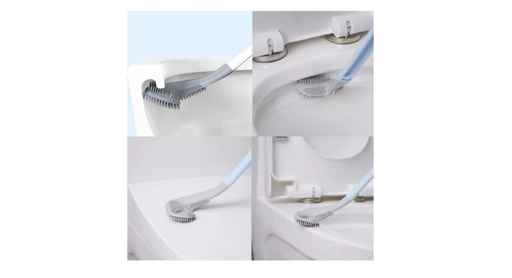Air Son Toilet Cleaning Brush Golf Brush, Hockey Antibacteria Toilet Brush, Toilet Brush for Western and Indian Toilet, Bathroom Brush for Toilet Cleaning (1 Piece) 4