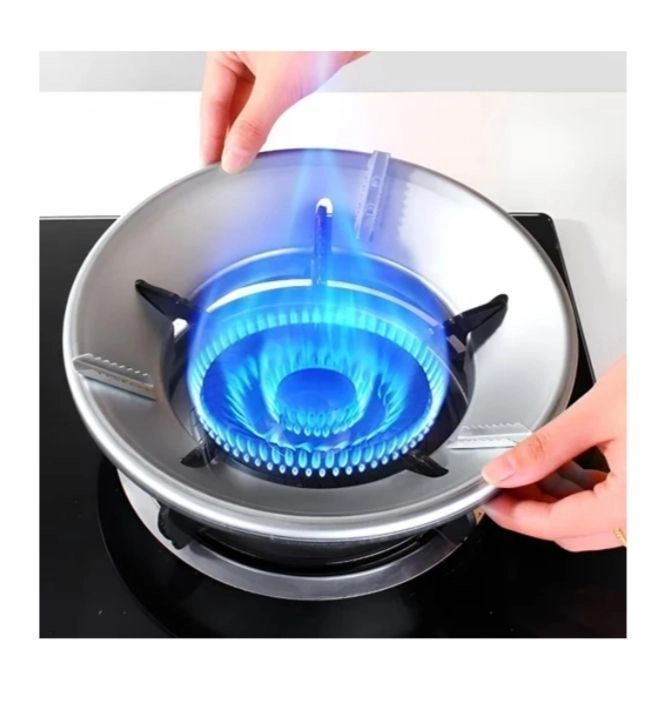 Gas Saver Burner Stand Gas Burner Cover Gas Saver Jali Home Gas Stove Fire & Windproof Energy Saving Stand Gas Stove Stand Protector Max Gas Saviour 1
