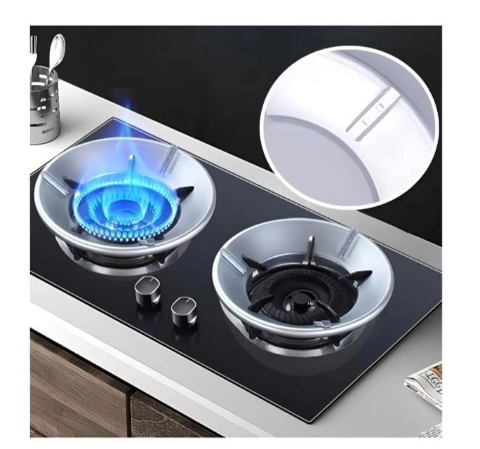 Gas Saver Burner Stand Gas Burner Cover Gas Saver Jali Home Gas Stove Fire & Windproof Energy Saving Stand Gas Stove Stand Protector Max Gas Saviour 4