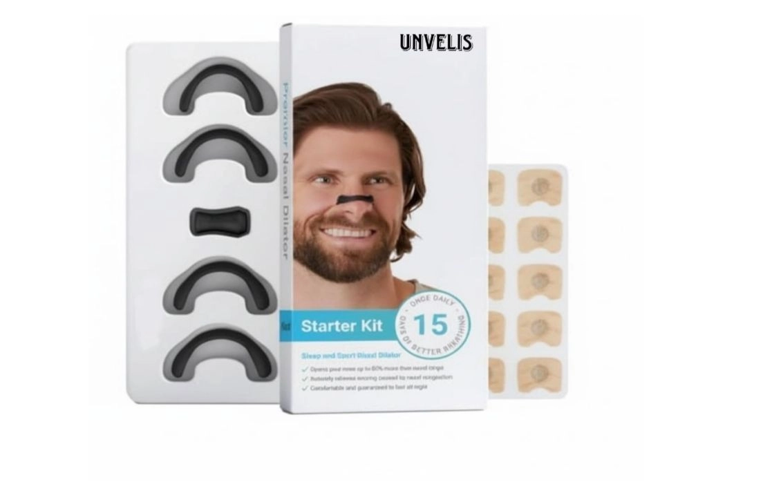 ANTIL'S Magnetic Anti-Snoring Nose Clip (Pack of 15) | Nasal Strips for Breathing Relief | Sleep Aid Snore Stopper Device for Men & Women | Reusable Nose Dilator for Better Sleep & Easy Breathing 1