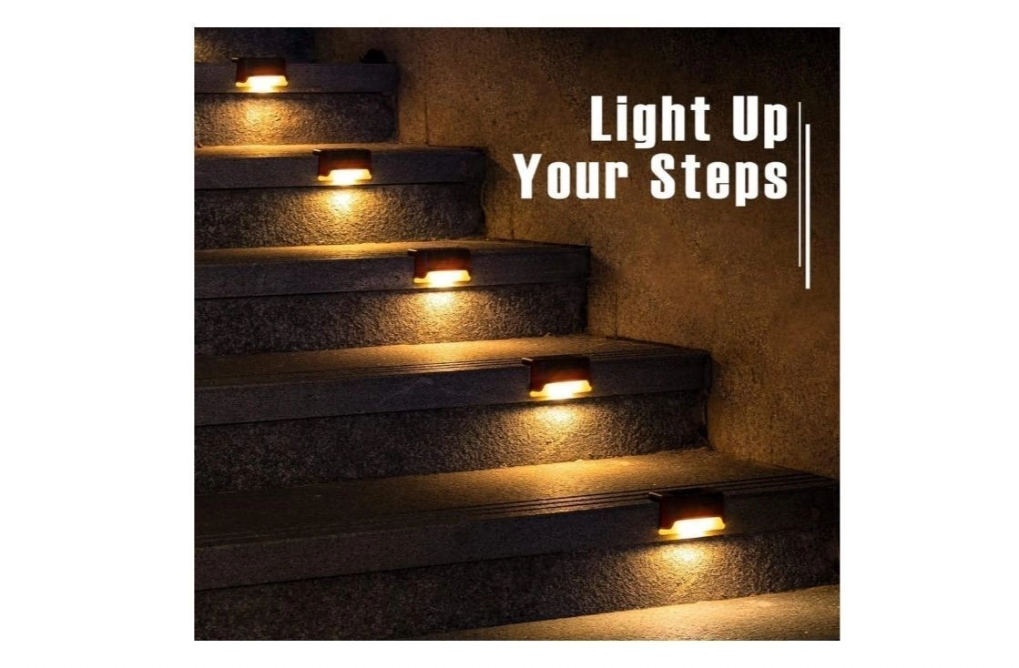 Solar Light Outdoor Garden Home Waterproof Stair Deck Pool Patio Fence Gate Yard Floor Step Railing Window Balcony Sunlight Pathway 2