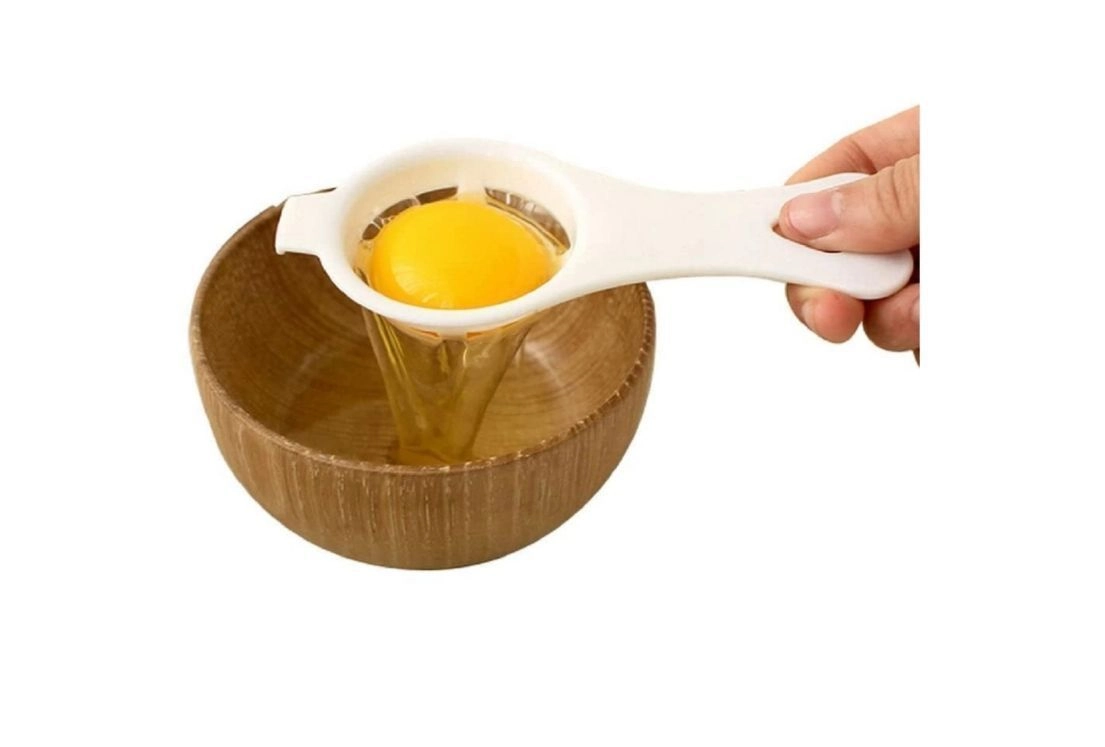 Egg Yolk Separator, Egg White Yolk Filter Separator, Egg Strainer Spoon Filter Egg Divider 3