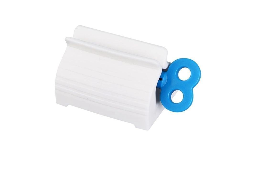Rolling Tube Toothpaste Squeezer Manual Rotate Toothpaste Seat Holder Stand for Bathroom and Personal Care-Pack of-6 pcs 1