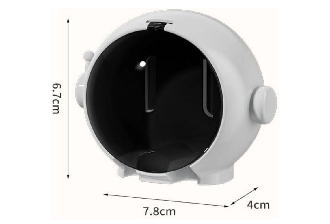 1. Wall Mounted Electric Toothbrush Holder  | Dustproof Clear Window Bathroom Organizer | Self-Adhesive Vertical Quick Dry Toothbrush Storage Holder 3