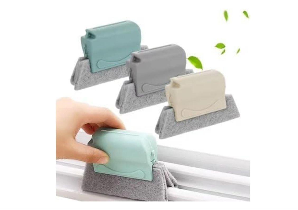 OG Product Magic Window Cleaning Brush,Window Track Cleaning Tools,Groove Gap Corner Crevice Cleaner,Quickly Clean All Window Slides and Gaps,Sliding Door, Shutter, Air Conditioner 1