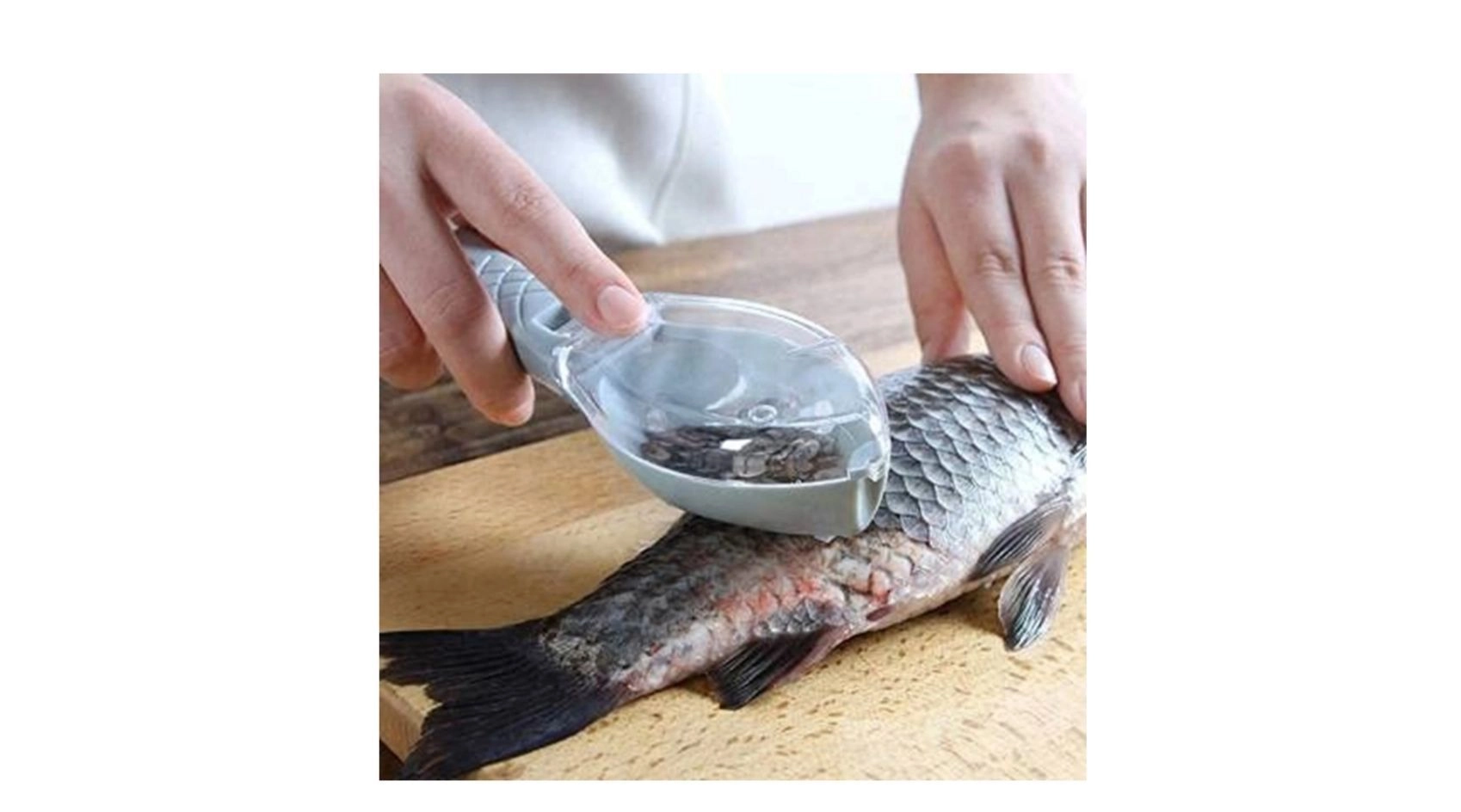 Fish Skin Scale Scraper Peeler Fish Tools Kitchen Gadget 1