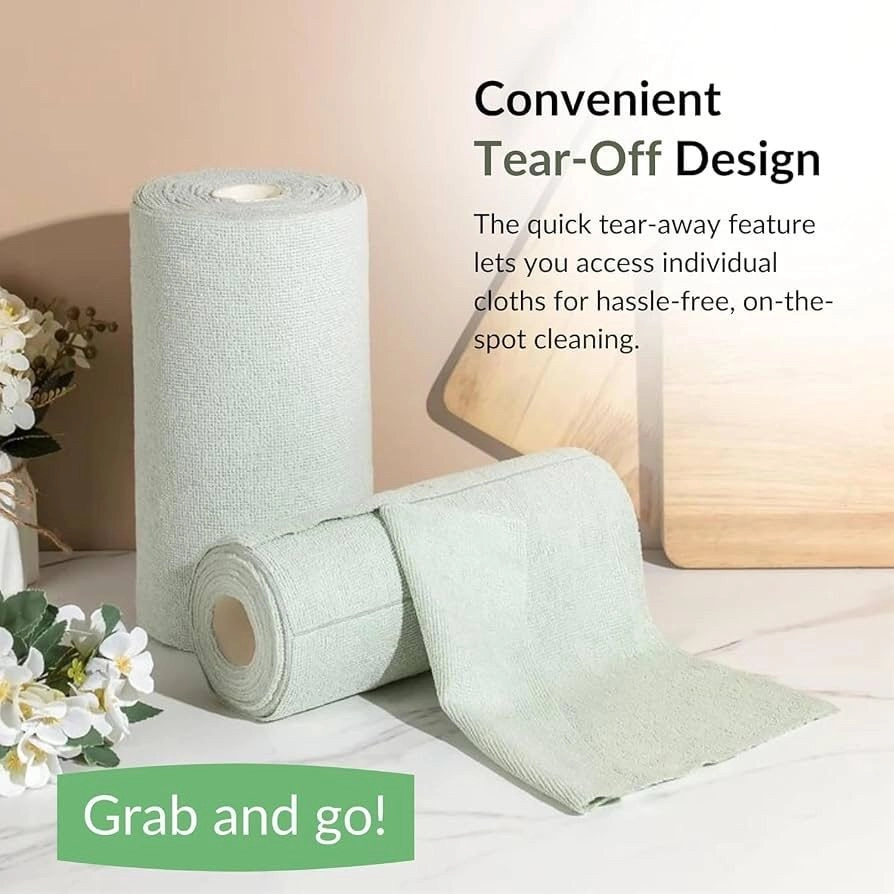 Microfiber Cleaning Cloth Roll
