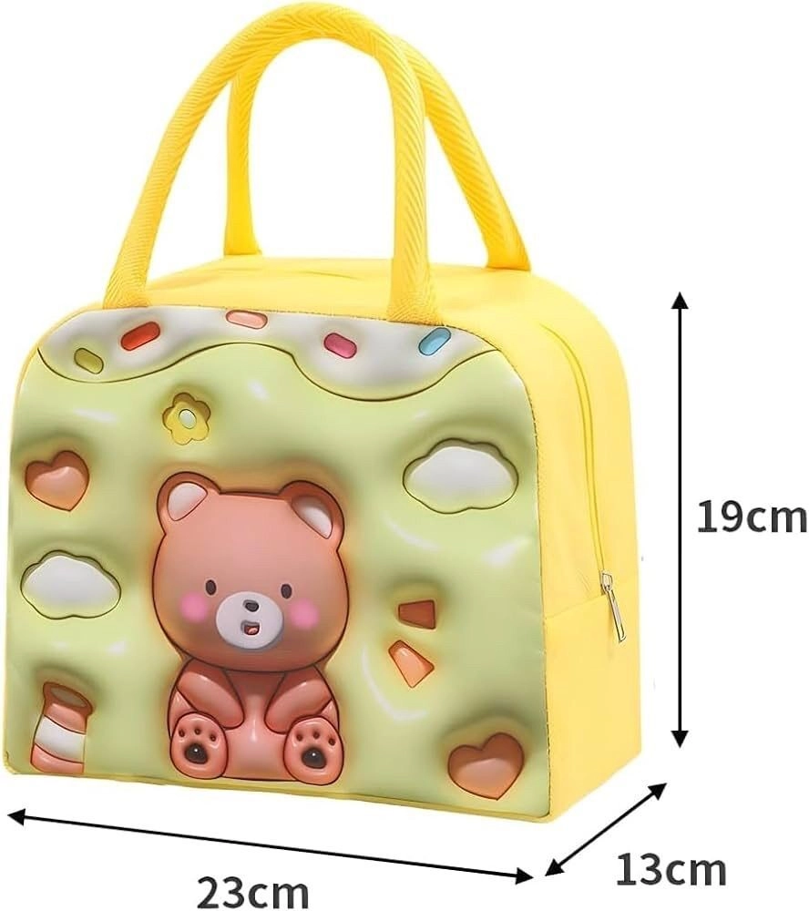 3D Three-Dimensional Cartoon Lunch Bags