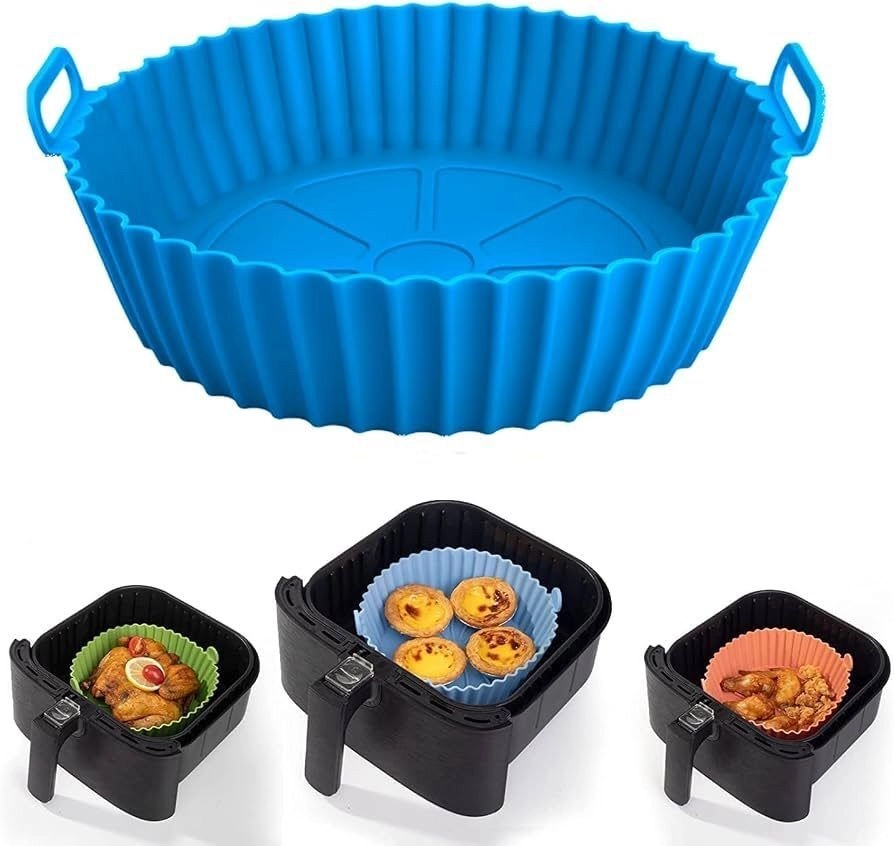 Air Fryer Silicone Liners, Round, Square 8 Inch