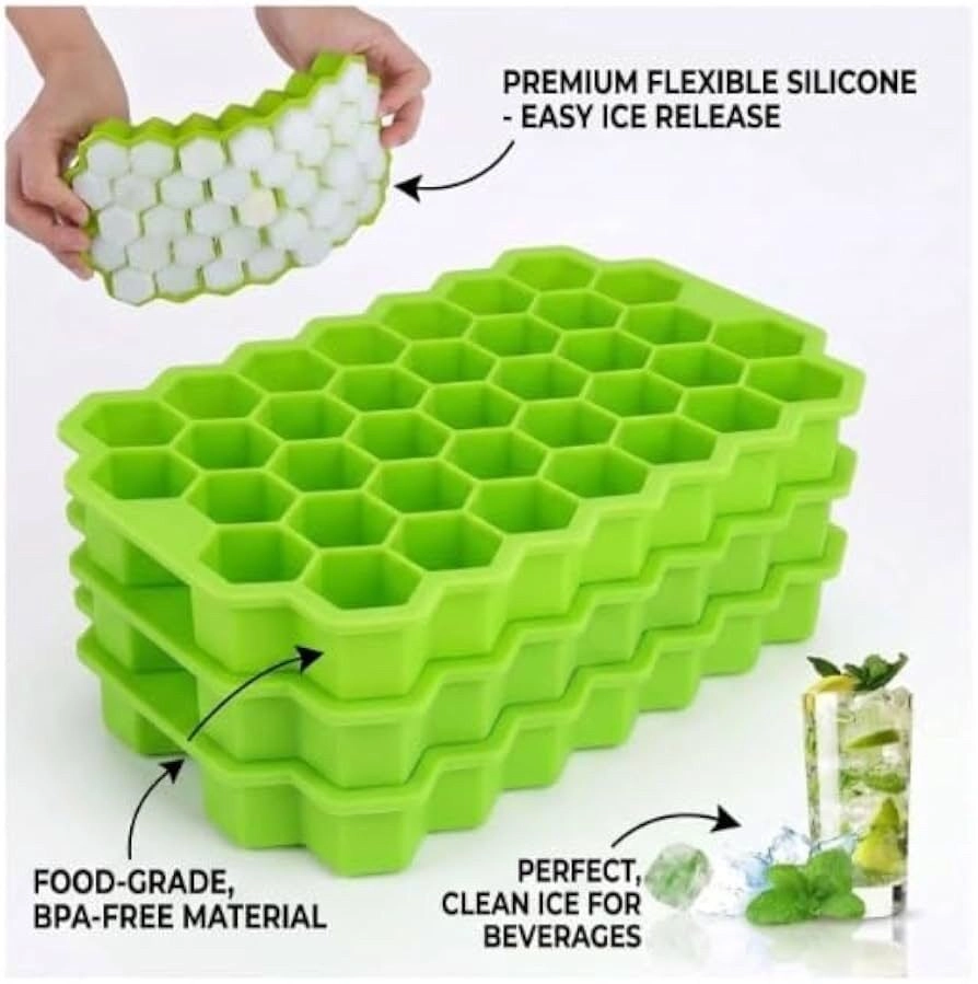 Honeycomb Ice Cube Tray Silicone Mold