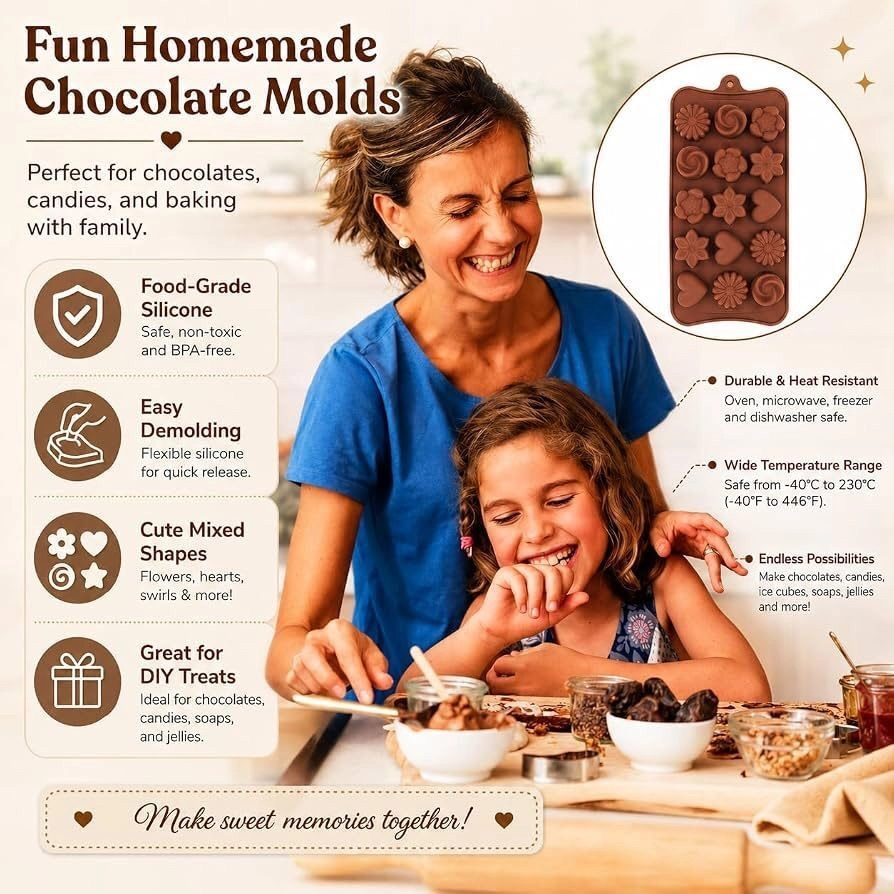 Chocolate Silicon Mould 4