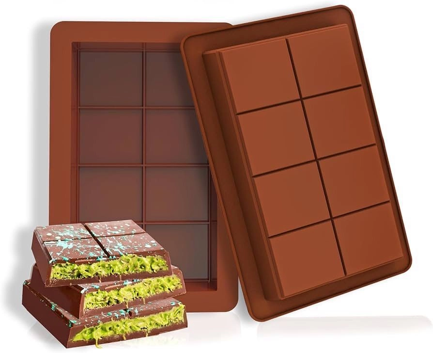 MoldBerry Deep Silicone Chocolate Bar Mold