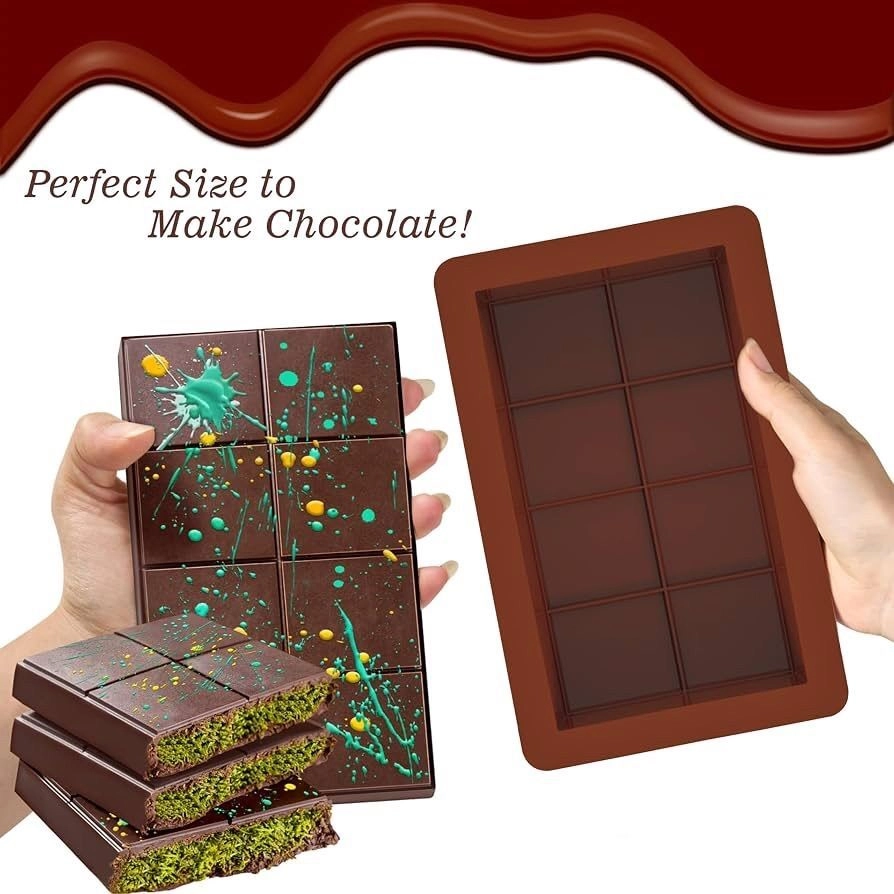 MoldBerry Deep Silicone Chocolate Bar Mold 4