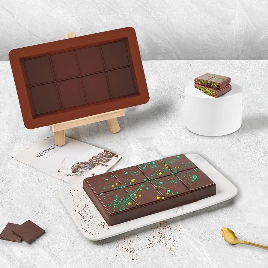 MoldBerry Deep Silicone Chocolate Bar Mold 5