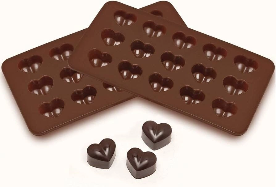 Silicone Chocolate Making Mould | Heart Shape Chocolate Mold