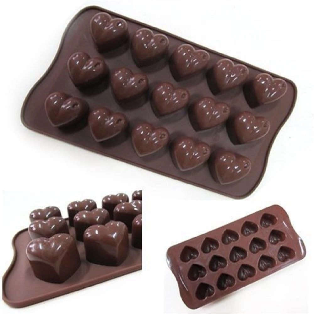 Silicone Chocolate Making Mould | Heart Shape Chocolate Mold 3