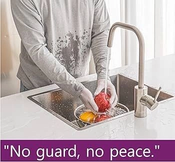 (30cm) Premium Kitchen Sink Silicone Water Splash Guard Size Upgrade 30" and new Package - NO Suction Cups, Ultra Wide 30" 3