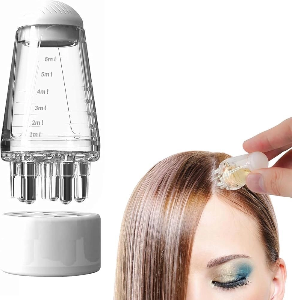 Hair Oil Applicator Bottle – 6ml Hair Root Oil Applicator Roller