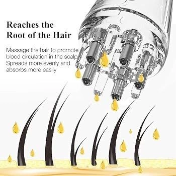 Hair Oil Applicator Bottle – 6ml Hair Root Oil Applicator Roller 5
