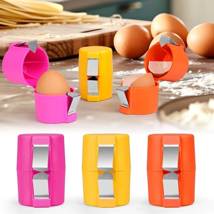 Egg Topper Cutter Tool Egg Cracker Tool Egg Shell OpenerHard Boiled Egg Peeler Egg Cracker Tool For Eggs