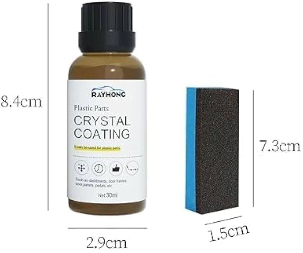 30ml Crystal Coating for Car & Bike Plastic Parts