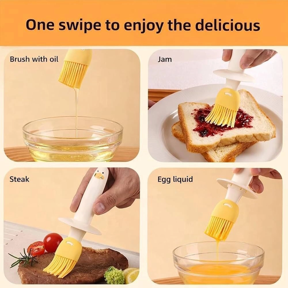 Creative Duck Shaped Oil Dispenser Transparent