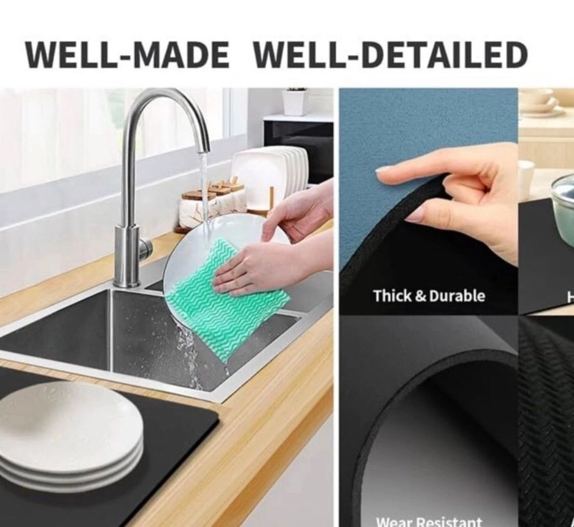 Dish Drying kitchen mat 60*40