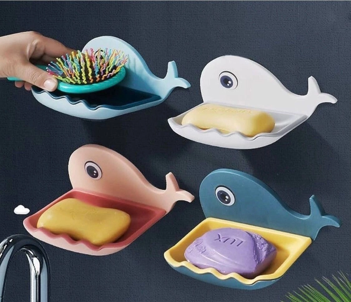 Fish shape soap holder