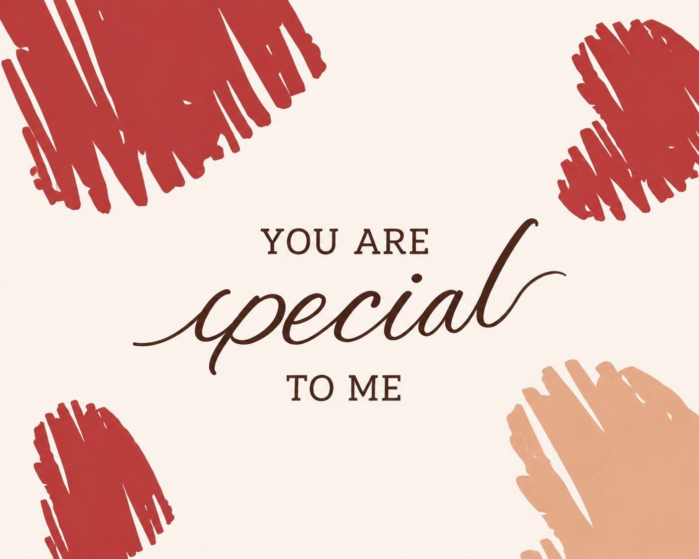 You are special to me sticker