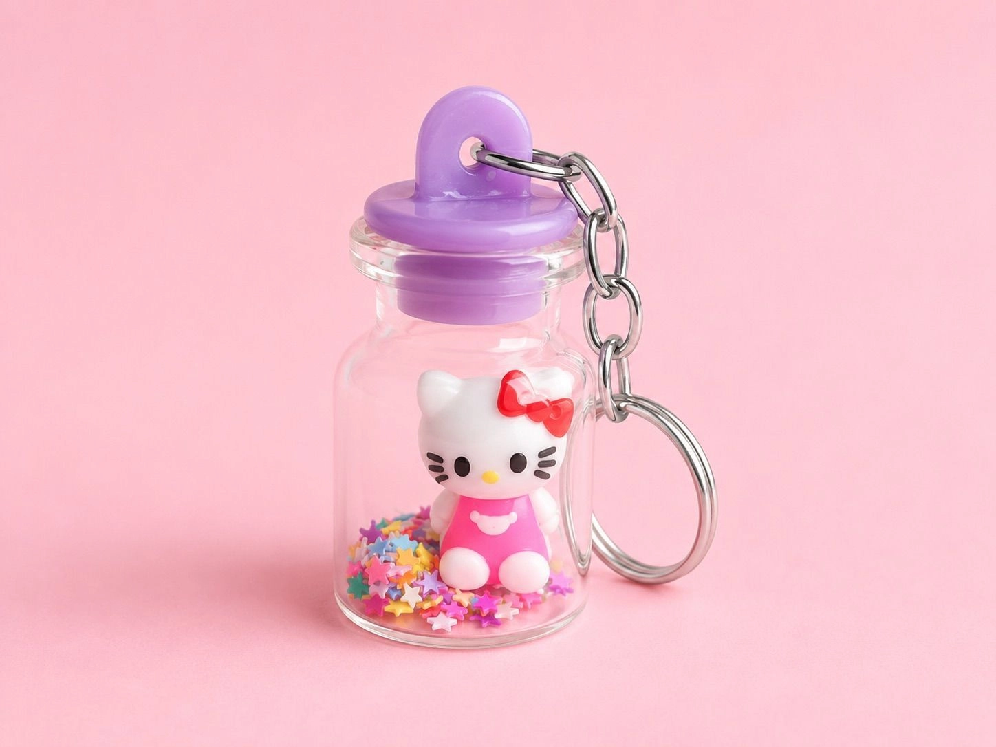 Tiny treasure keychain