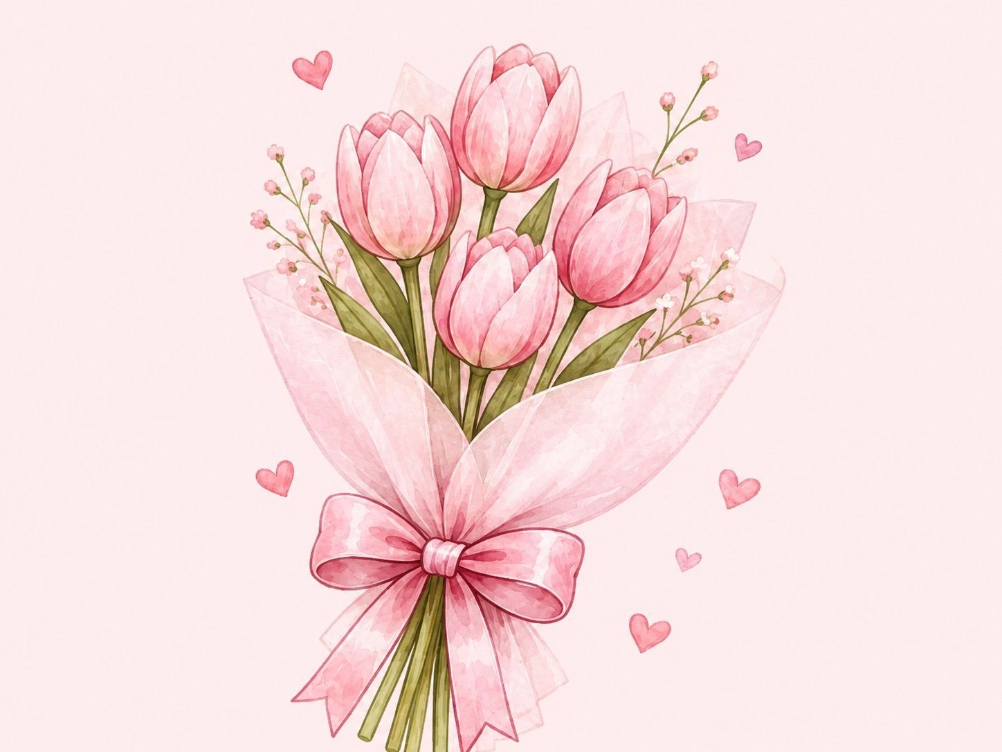 Tulip bliss card
