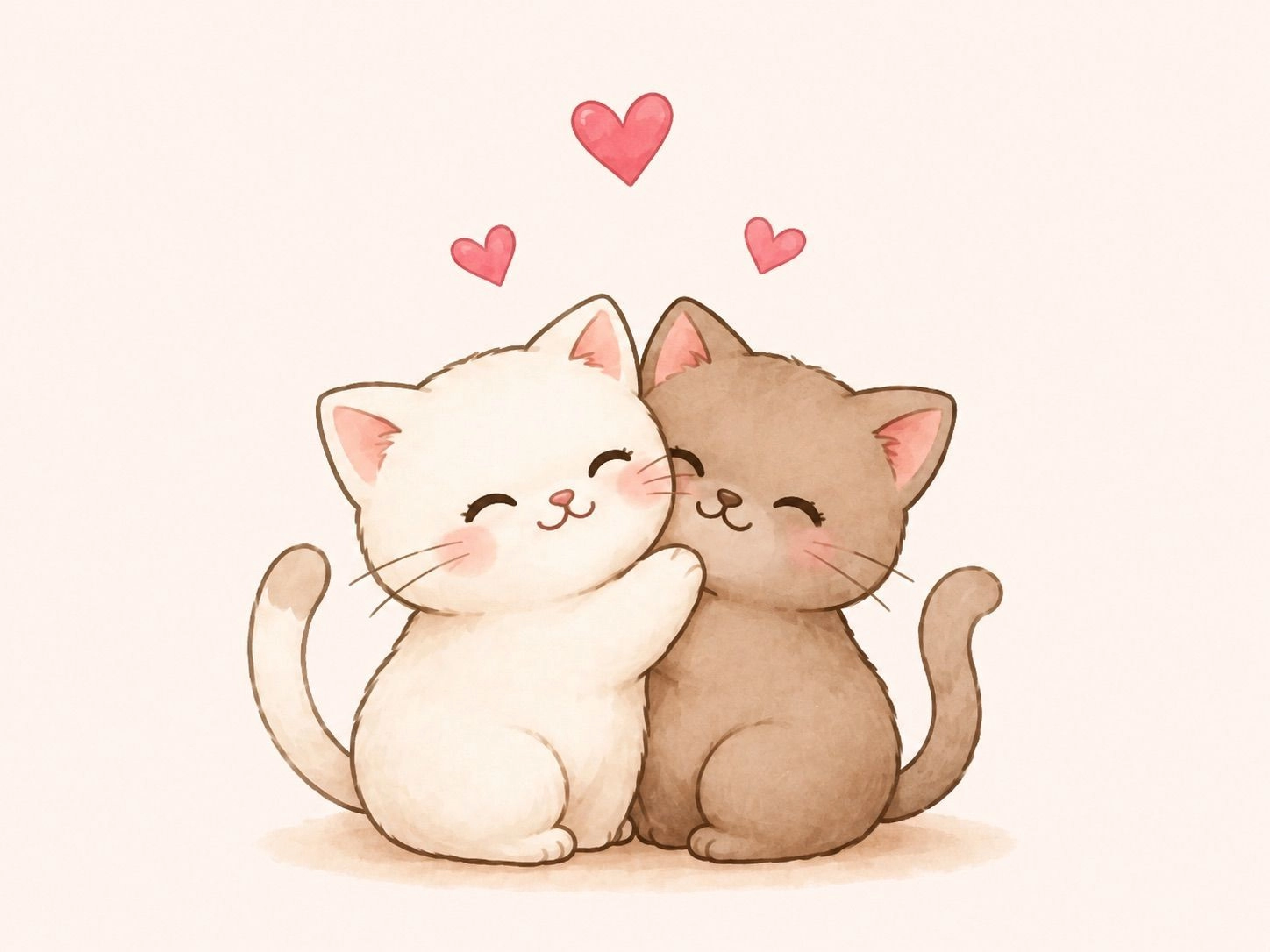 Pawsome kitten cuddle card