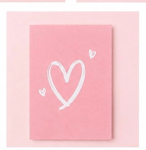 Mini heart card