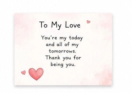 To my love card