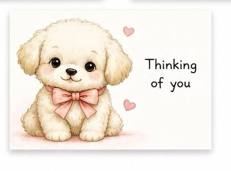 Thinking of you card