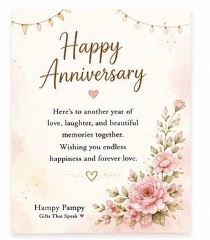 Happy anniversary card