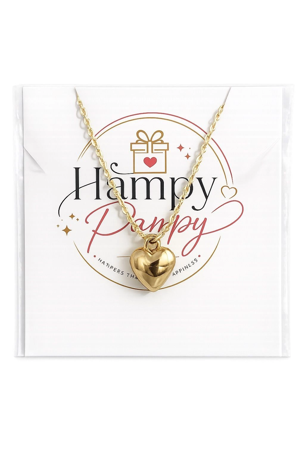 Big heart pendant chain