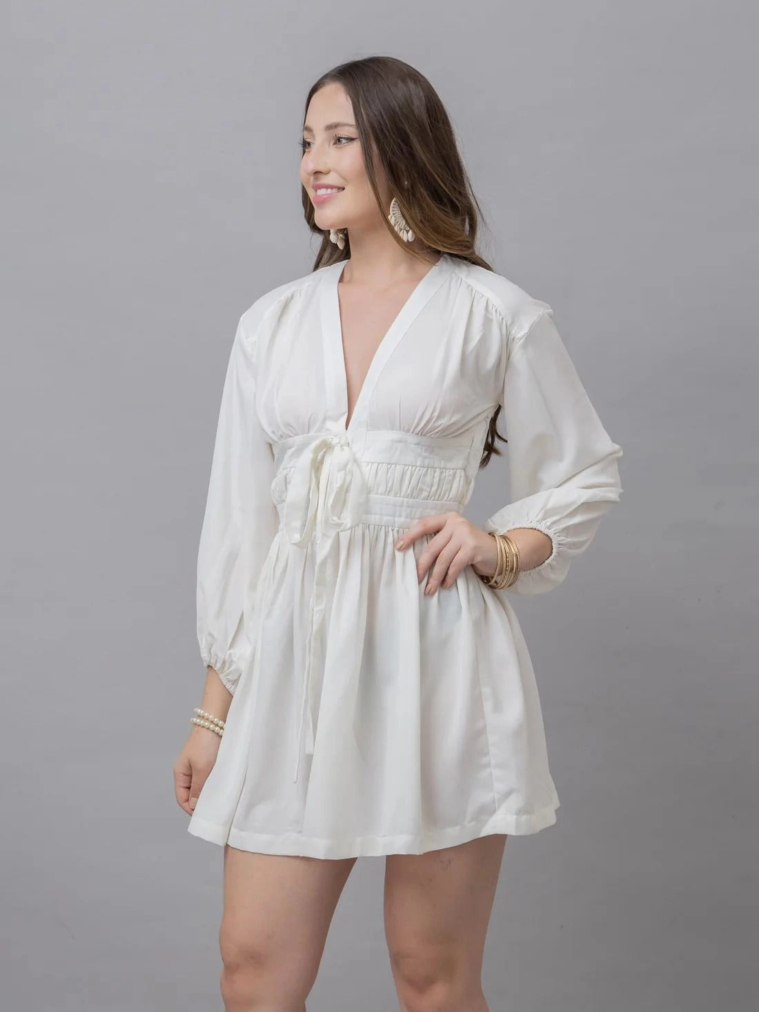 Dream aqil white Dress 2