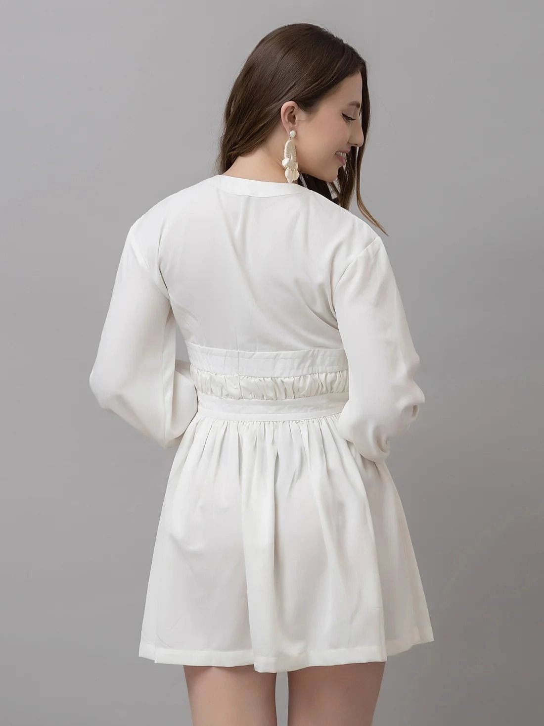 Dream aqil white Dress 4