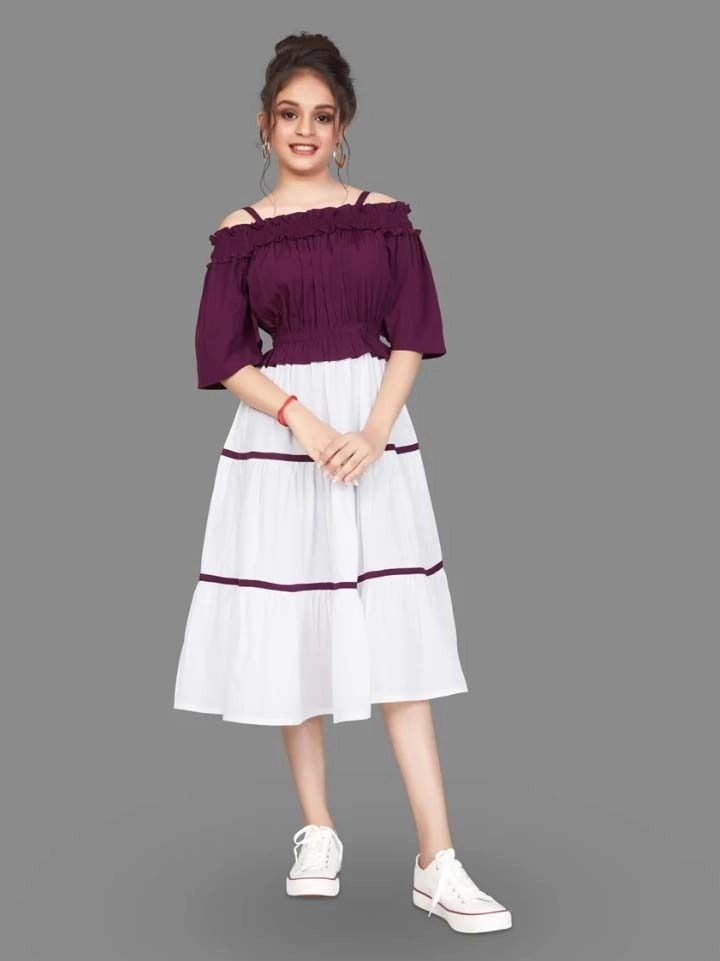 Aqil casual Regular Viscose Rayon Dress 1