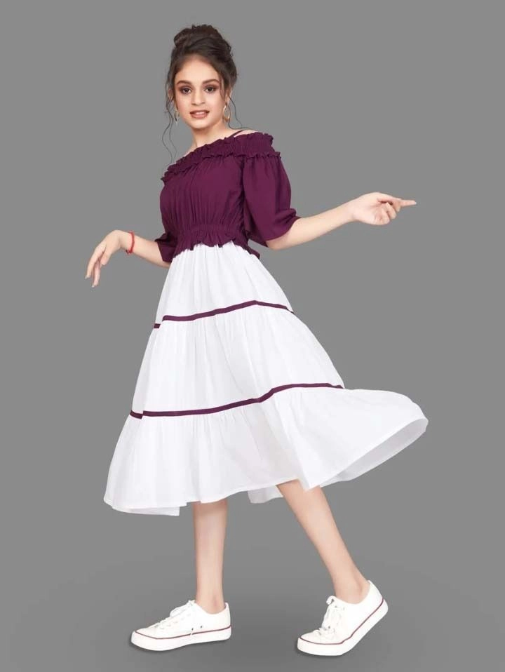 Aqil casual Regular Viscose Rayon Dress 2