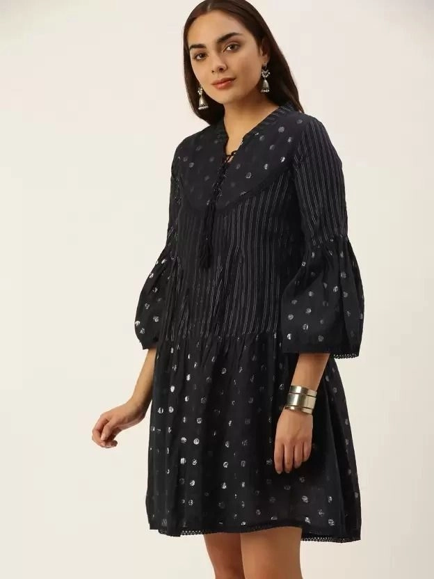 Aqil Cotton Casual Regular Dress 2