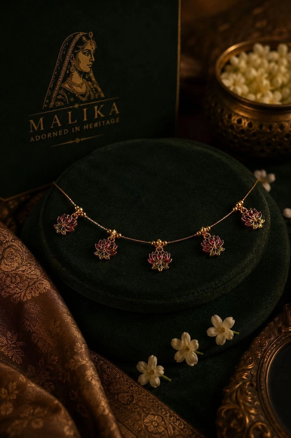 Kamalini Lotus Necklace