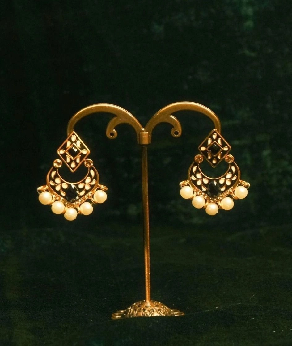 Pearl Arc Earrings