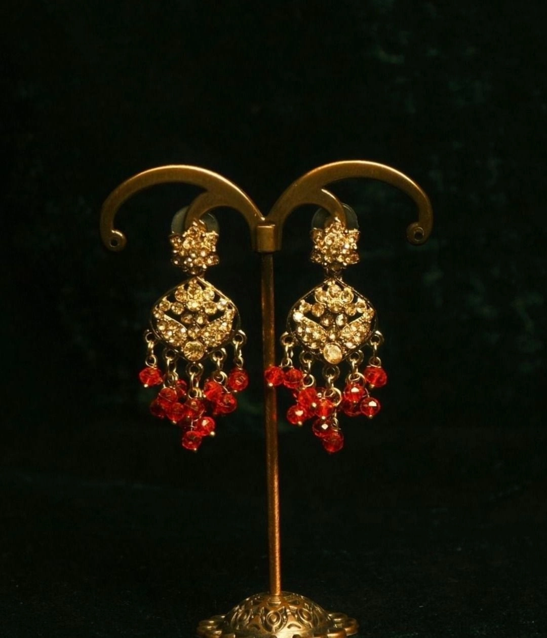Ruby Cascade Earrings